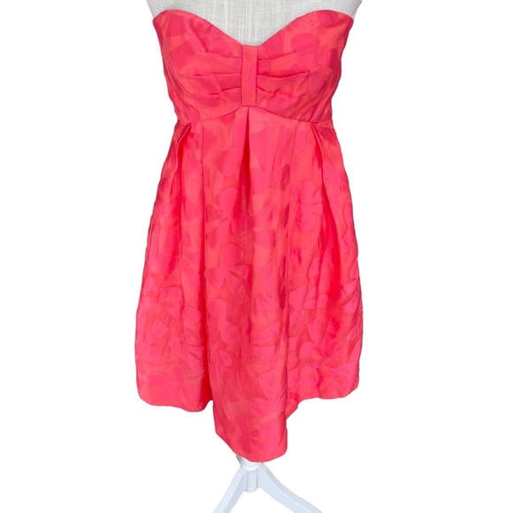 Jill Staurt Sweetheart Ruched Ruffle Strapless Cocktail Dress Size: 10 - Picture 12 of 12